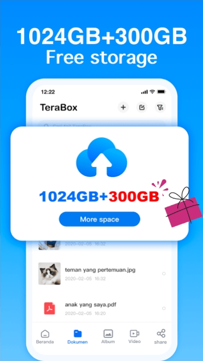 Terabox MOD APK Unlimited Storage