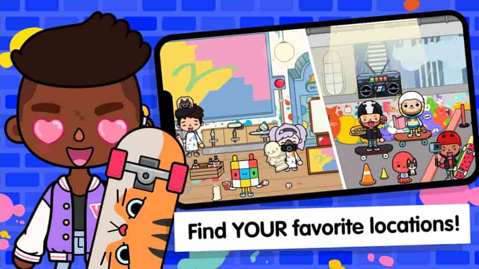 Toca boca MOD APK Unlocked All Furniture