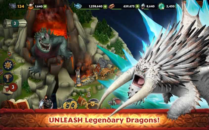 Dragons Rise of Berk MOD APK Unlimited Runes And Irons